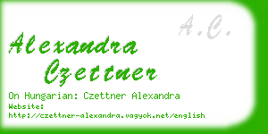alexandra czettner business card